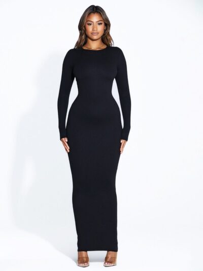 Suede u Maxi Dress