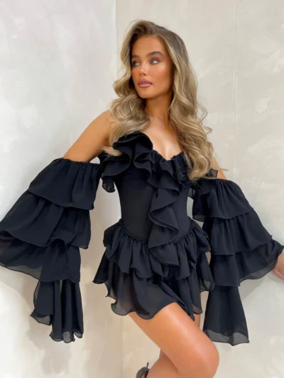 KENDAL Mini Playsuit Dress