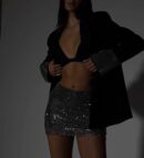 The Diamante Blazzer & Skirt Set
