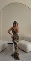 LEOPARD MAXI DRESS