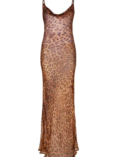 VALENTINA LEOPARD PRINT  DRESS